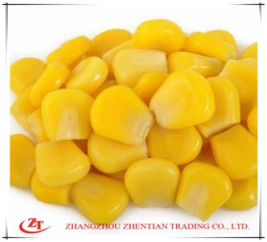 통조림 옥수수 커널과 야채